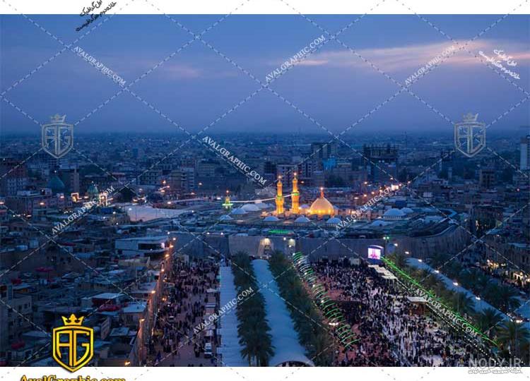 عکس حرم امام حسین با کیفیت hd