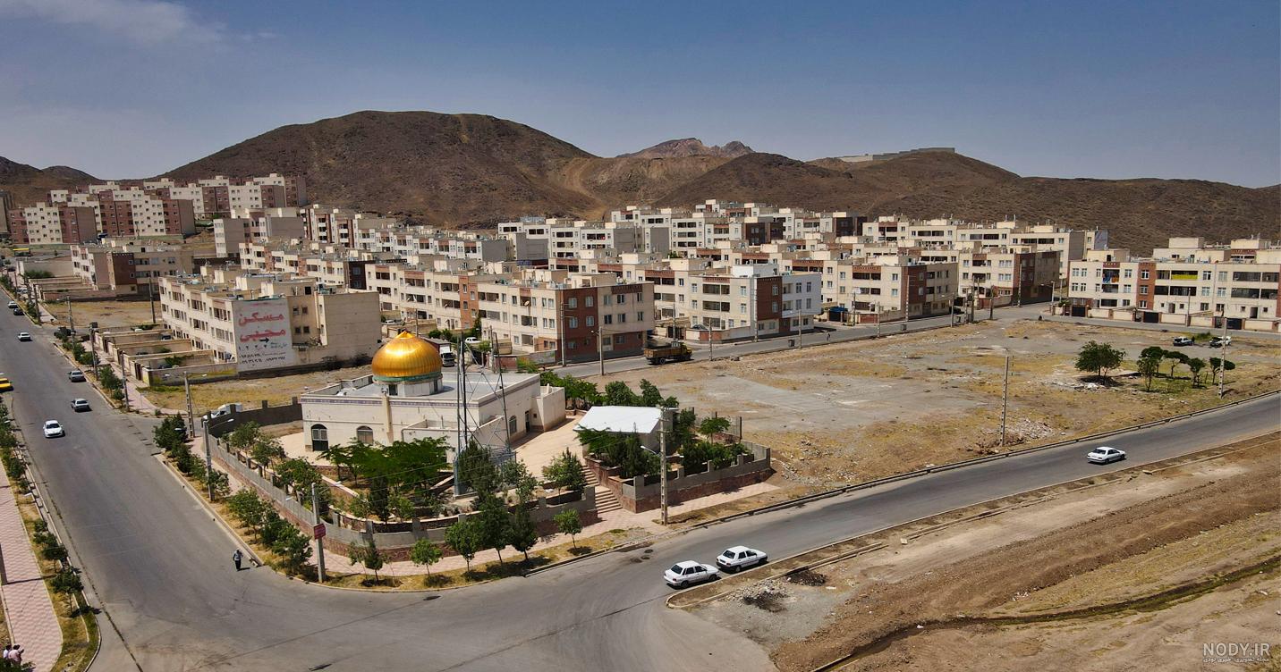 عکس هوایی شهر صفادشت