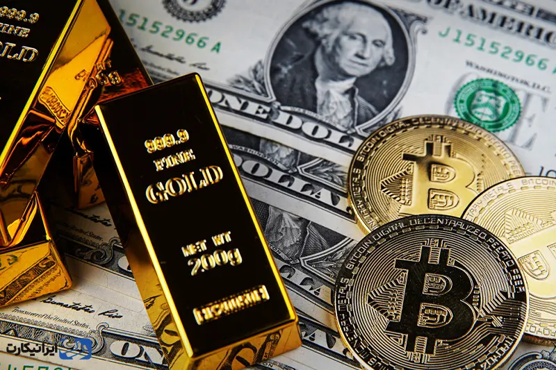 عکس خفن عکس شمش طلا و دلار برای تصویر زمینه