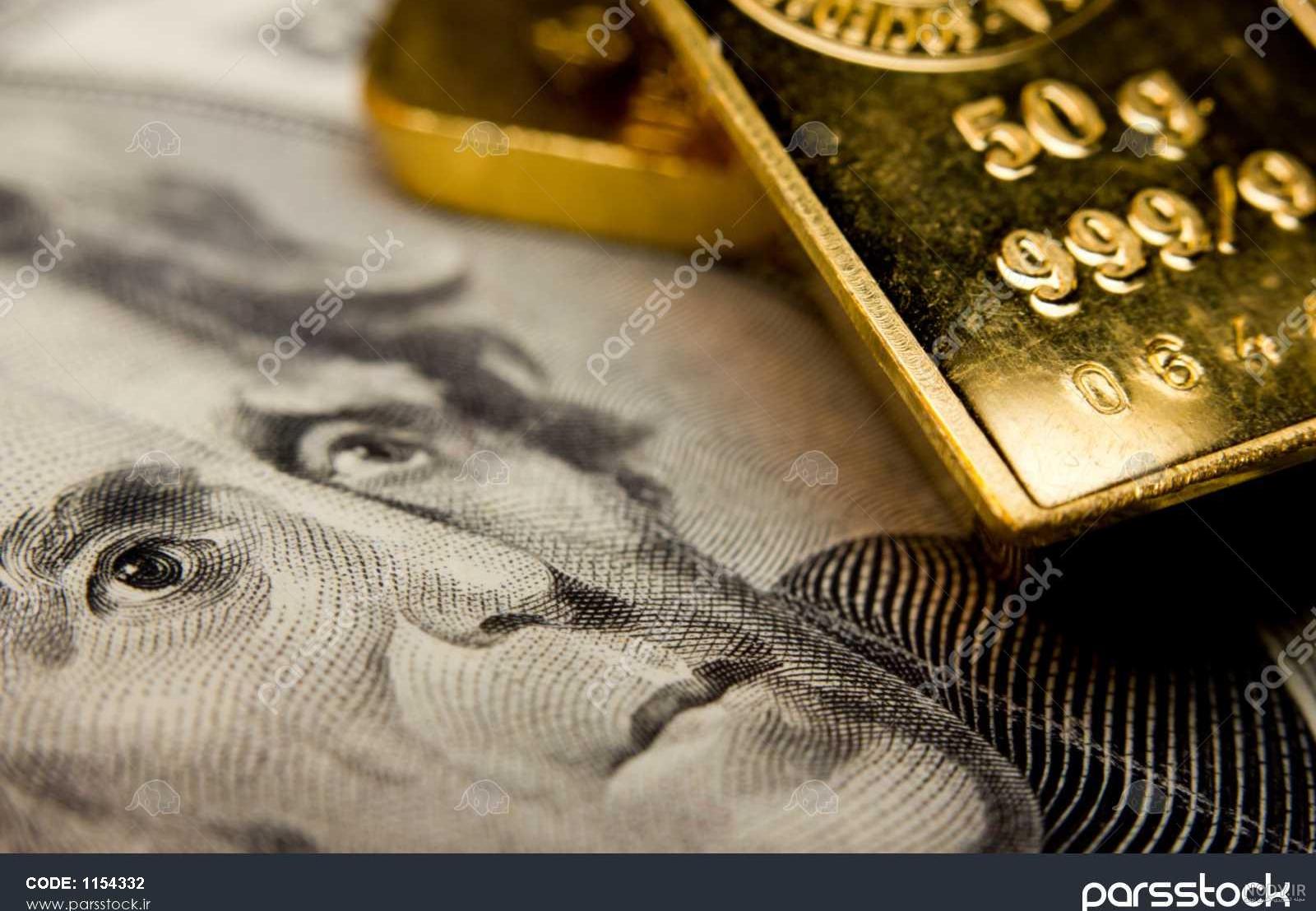 عکس خفن عکس شمش طلا و دلار برای تصویر زمینه