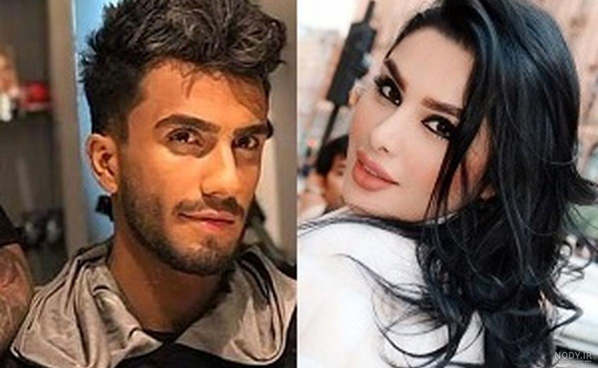 عکس خفن عکس دنیا جهانبخت در استخر با مهراد جم