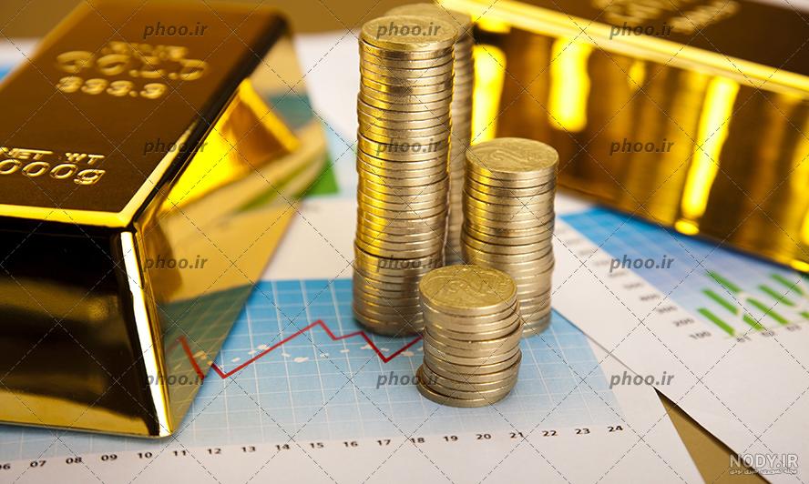 عکس خفن عکس شمش طلا و دلار برای تصویر زمینه