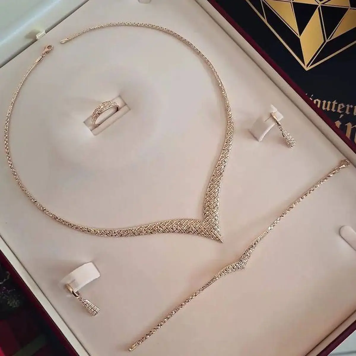 عکس سرویس طلا عروس جدید با قیمت - عکس نودی