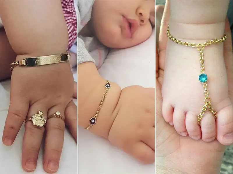 با این ۲۸ مدل النگو نوزادی فرشته کوچولوتو جذاب تر کن - ماگرتا