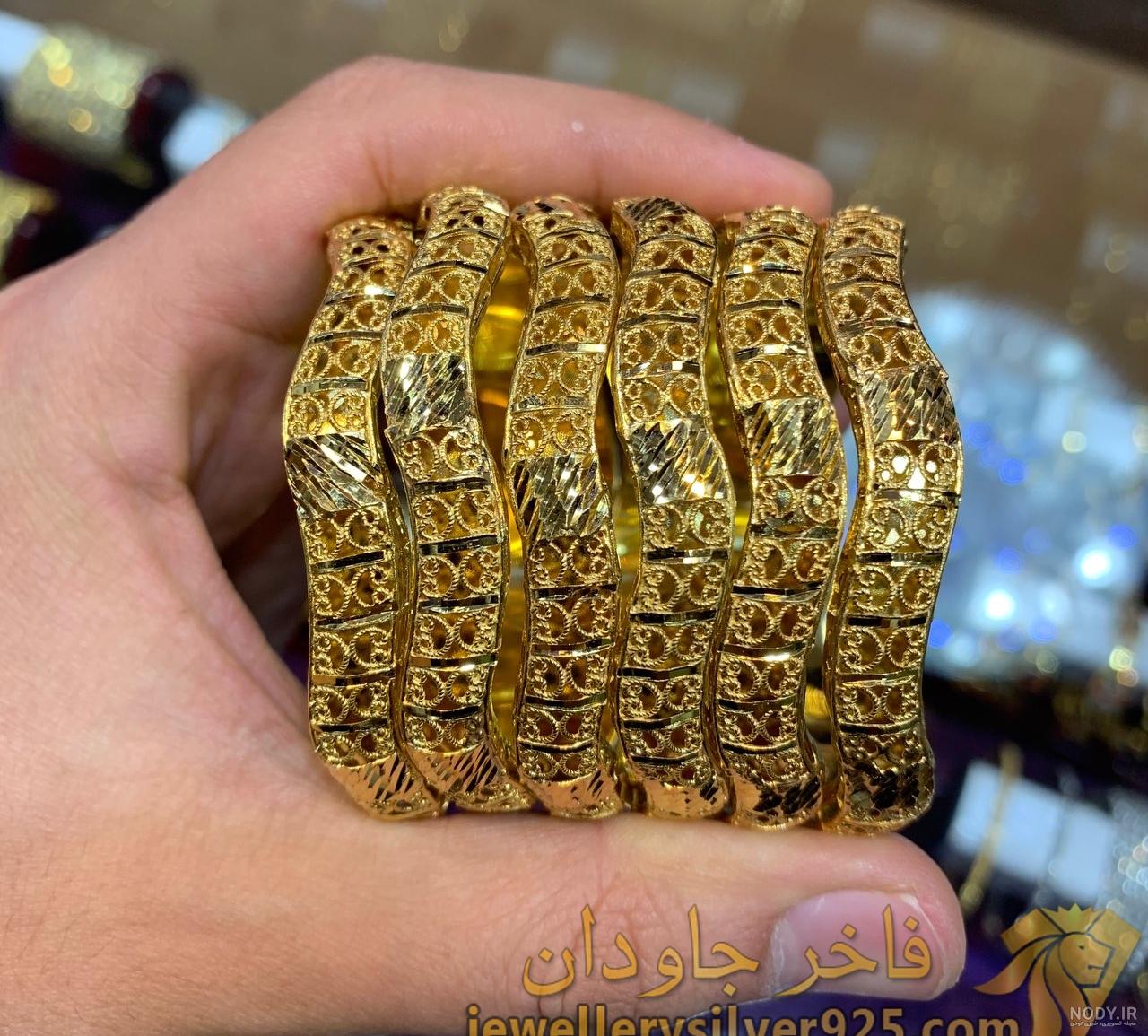 دستبند هندی طلا | تصاویر 15 دستبند و النگو هندی گران قیمت
