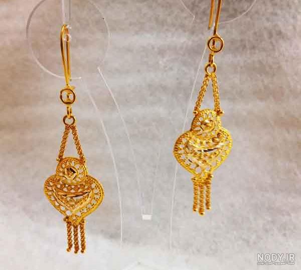 عکس گوشواره طلای دخترانه