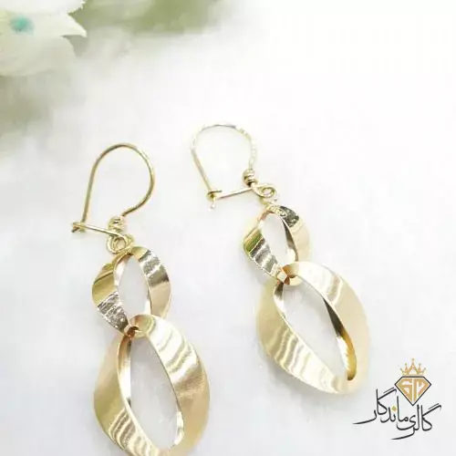 گوشواره طلا حلقه ای - طلاکادویی گوشواره طلا حلقه ای - طلاکادویی