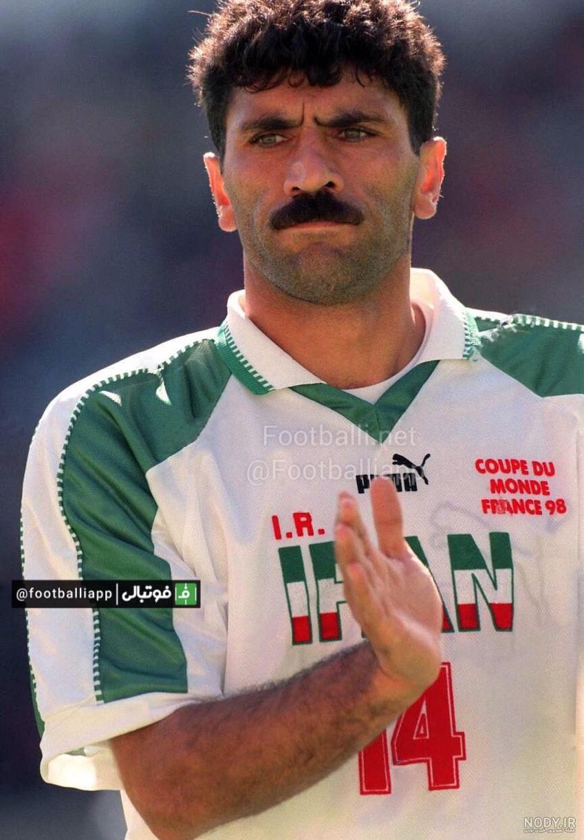 احمدرضا عابدزاده و نادر محمدخانی مقابل هم در بازی پرسپولیس - بهمن کرج