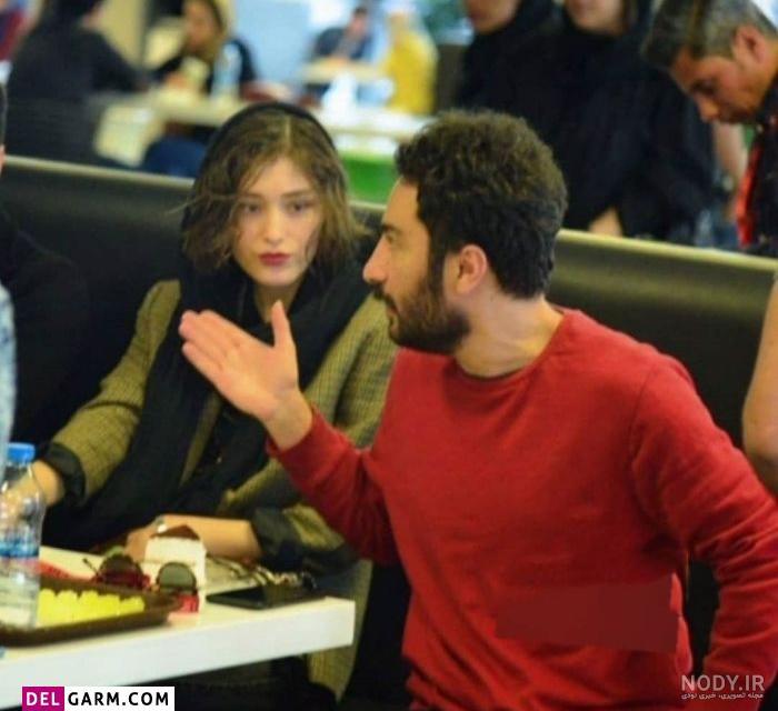 تصاویر| فرشته حسینی و نوید محمدزاده در جشنواره فجر