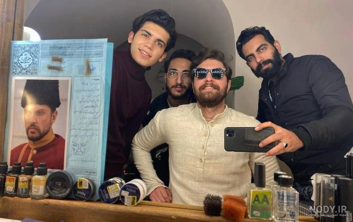 عکس امیر حسین فتحی و همسرش