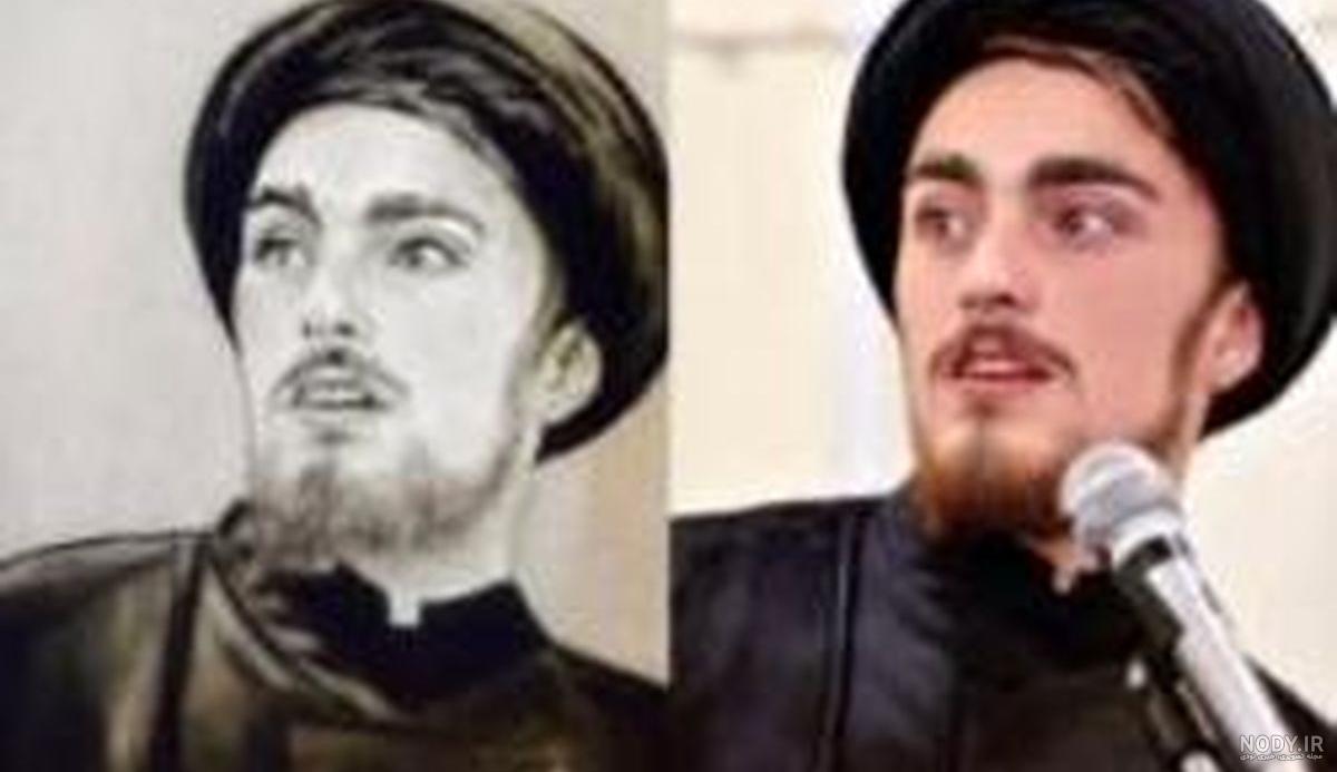 عکس حسن خمینی وفرزندانش