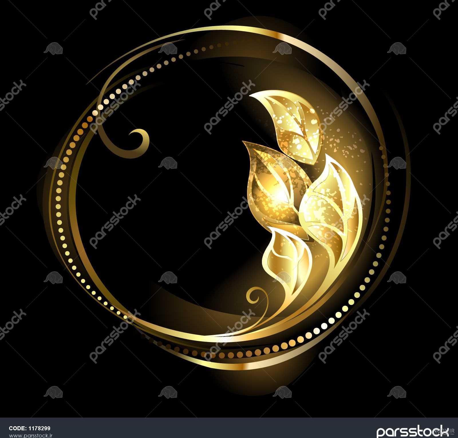 عکس طلایی و مشکی