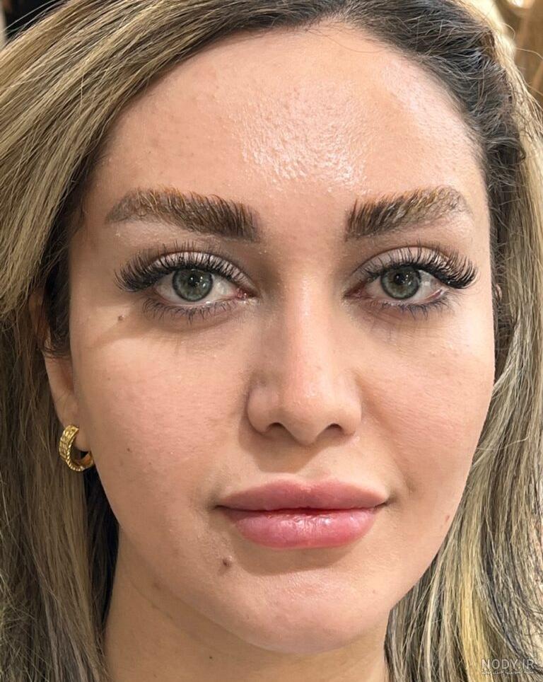 عکس قبل و بعد ارایش عروس
