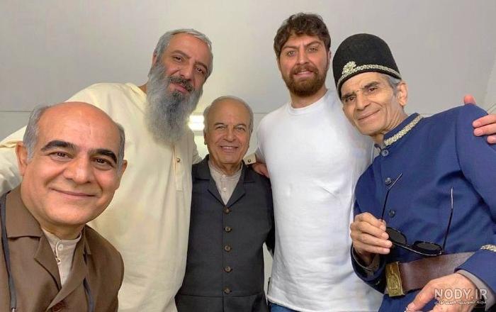 پریناز ایزدیار و امیرحسین فتحی در پردیس کوروش