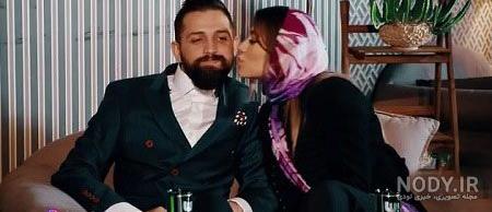 عکس محسن افشانی و همسرش در روز عروسی/ همسرش مثل عروس فرنگی ها شده!