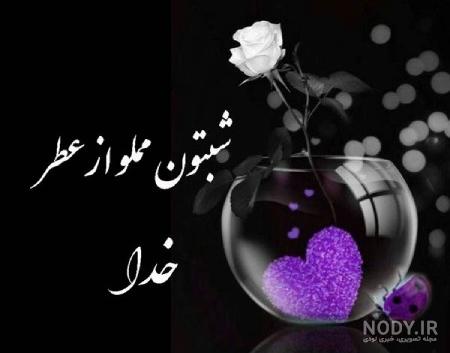 عکس نوشته زیبا شب بخیر - عکس نودی
