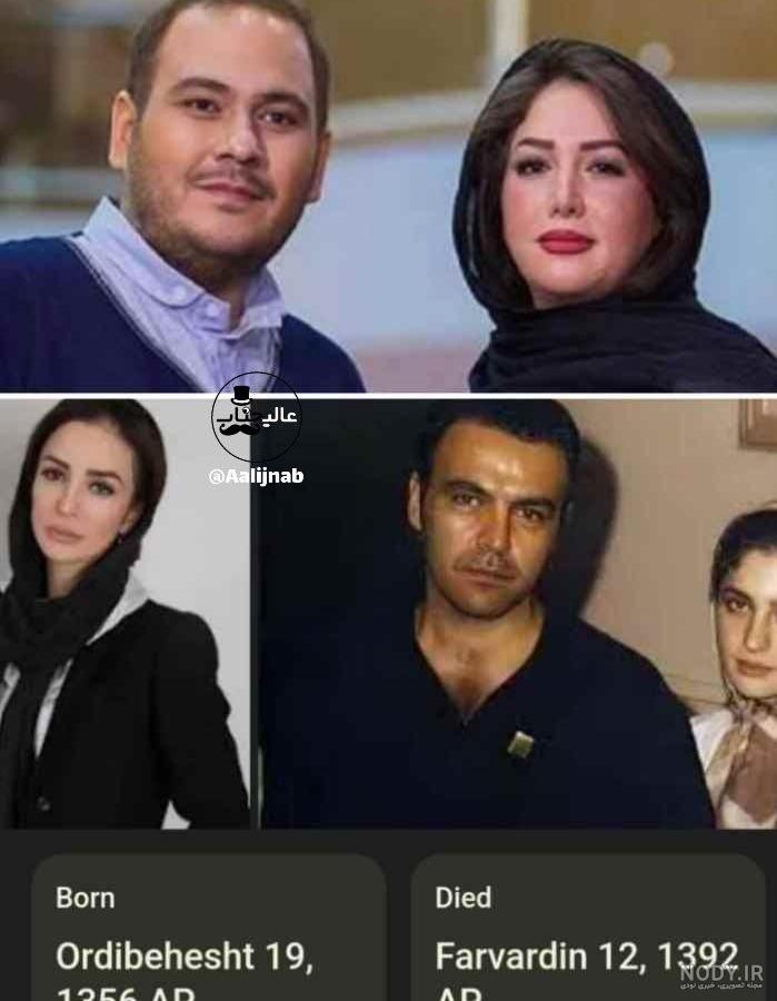 Noandish.com::: اولین تصویر از غزل بدیعی ، در تشییع همسرش رضا داوودنژاد (عکس )