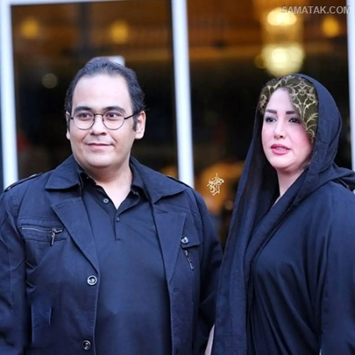 تصاویر غزل بدیعی در مراسم خاکسپاری همسرش رضا داوودنژاد 🖤🕊