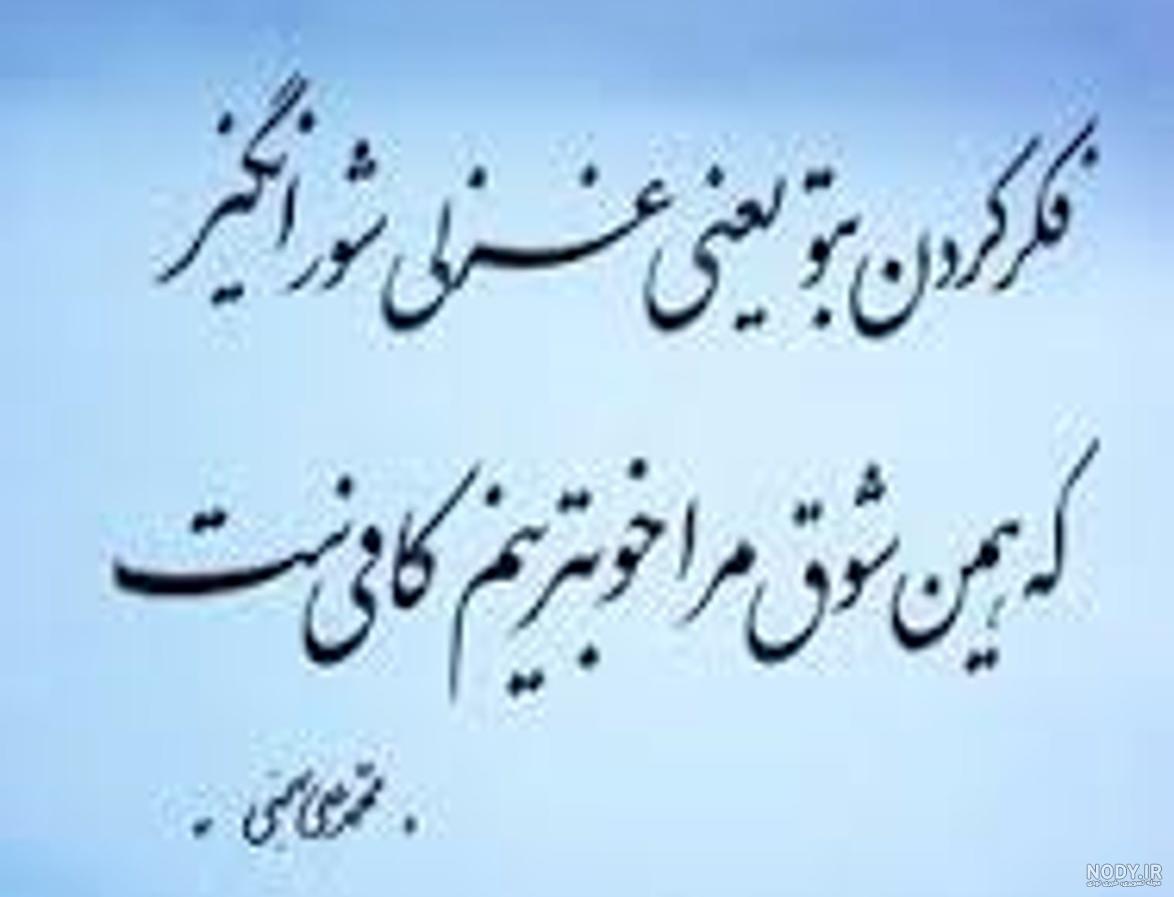 شعری زیبا از زنده یاد محمدعلی بهمنی