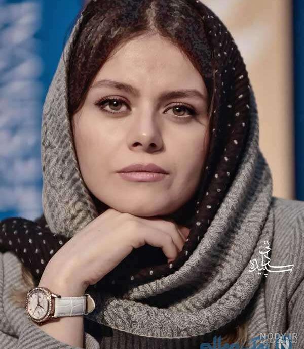 عکس غزال نظر | استایل خاص غزال نظر با شال زیبایش به رنگ سال