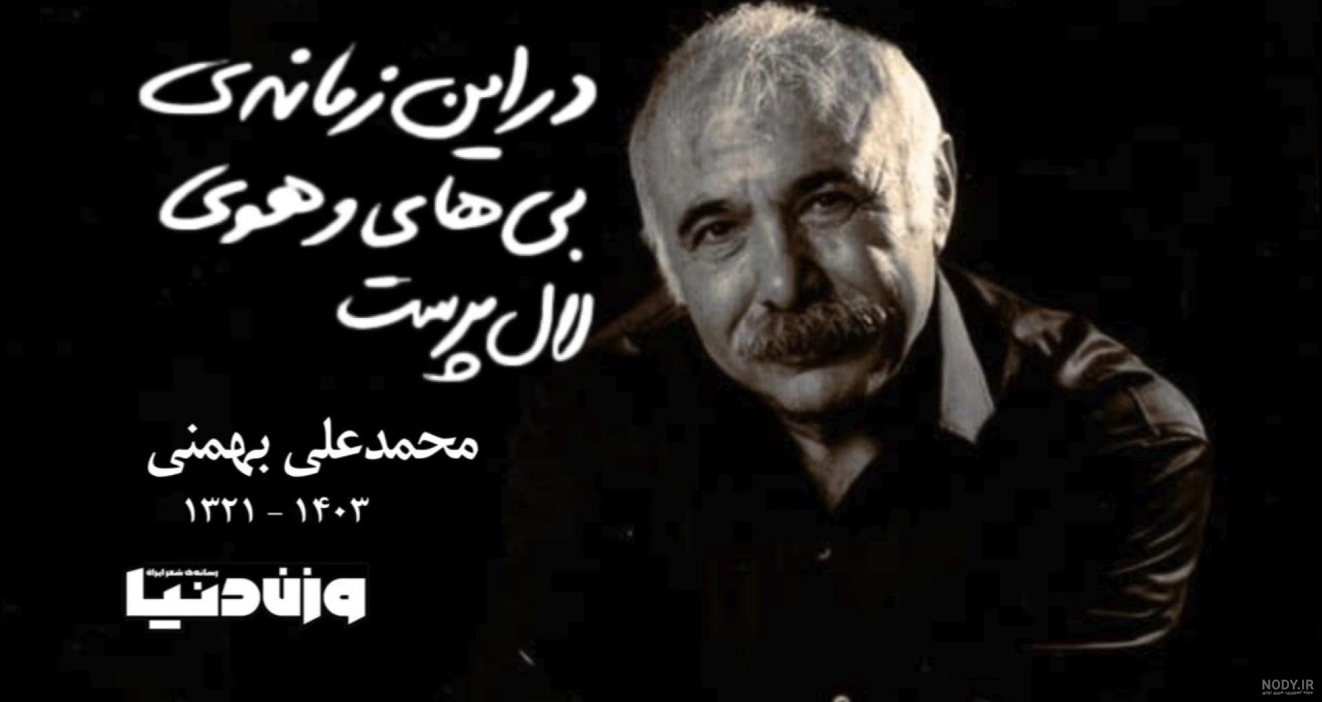 نشست ادبی شب های شعر با حضور محمد علی بهمنی در نگارستان شهر | آژانس عکس  تهران