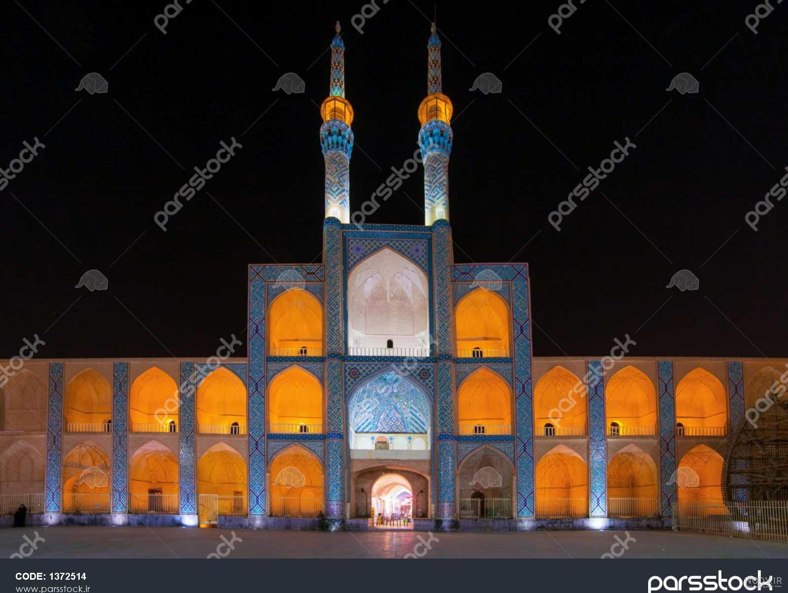 مسجد امیر چخماق یزد - دیدنی های شهر یزد - سفر در ایران