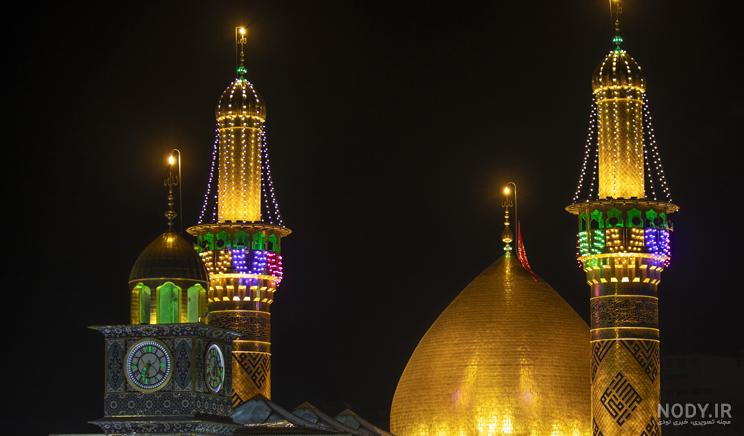 عکس حرم حضرت ابوالفضل با امام حسین