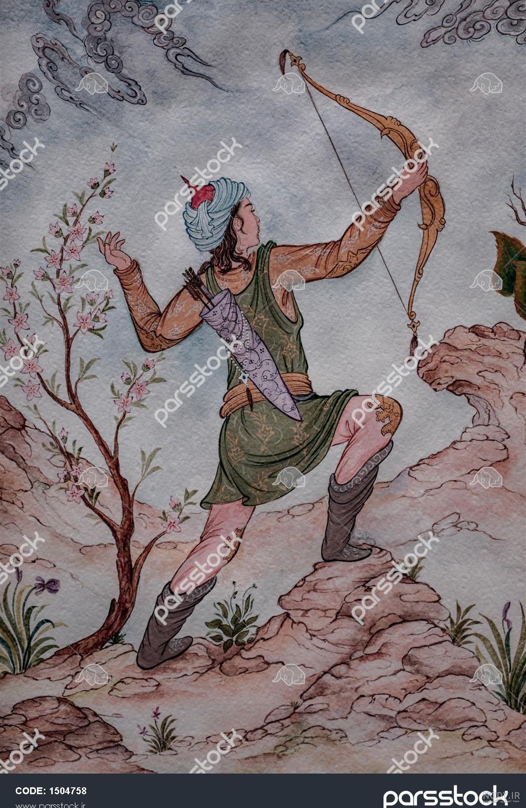 عکس آرش کمانگیر کارتونی عکس آرش کمانگیر کارتونی