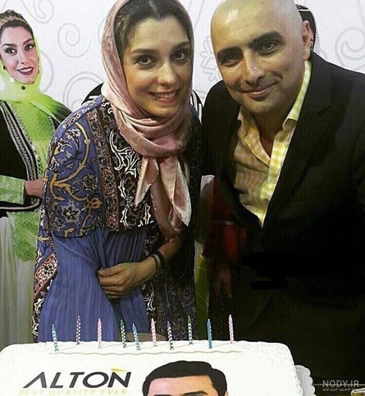 عکس امین فالجی و همسرش