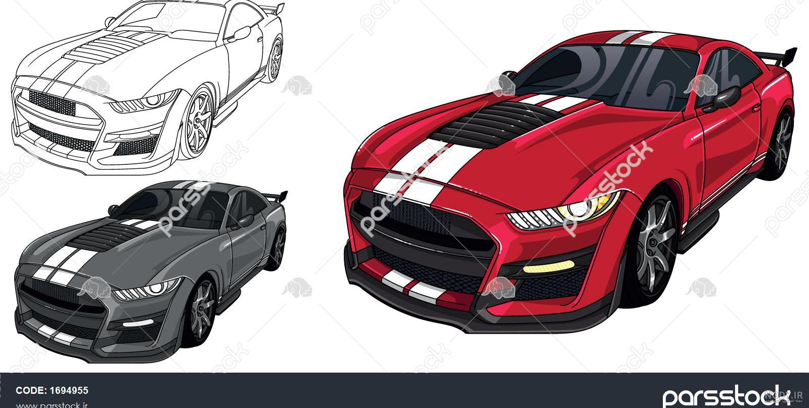 عکس ماشین در نقاشی - عکس نودی