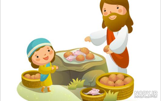 وکتور حضرت عیسی کارتونی 1 | وکتورلو