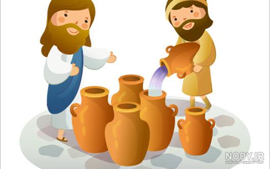 ۱۷ نقاشی حضرت عیسی برای کودکان (رنگ آمیزی و طراحی) - ستاره