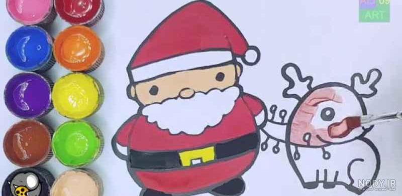 عکس خفن عکس بابانوئل نقاشی