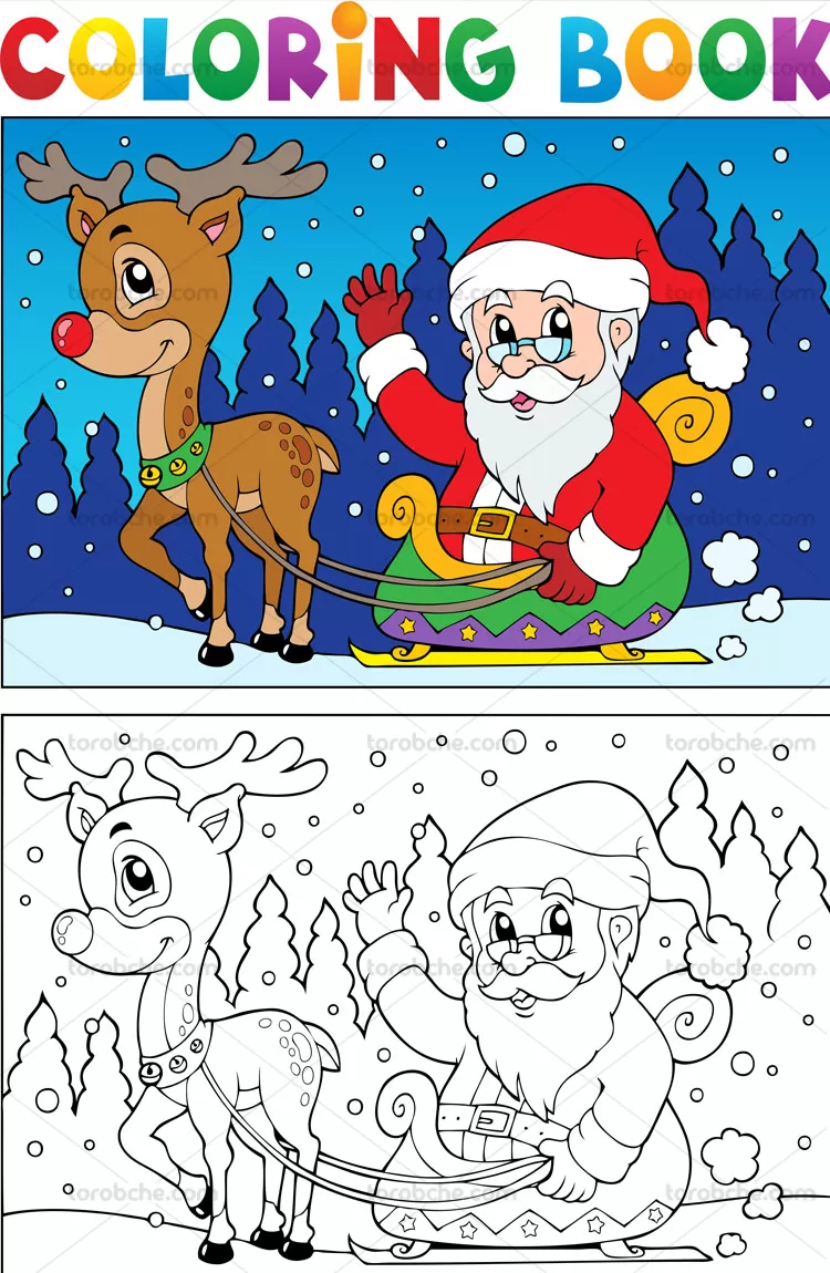 عکس خفن عکس بابانوئل نقاشی