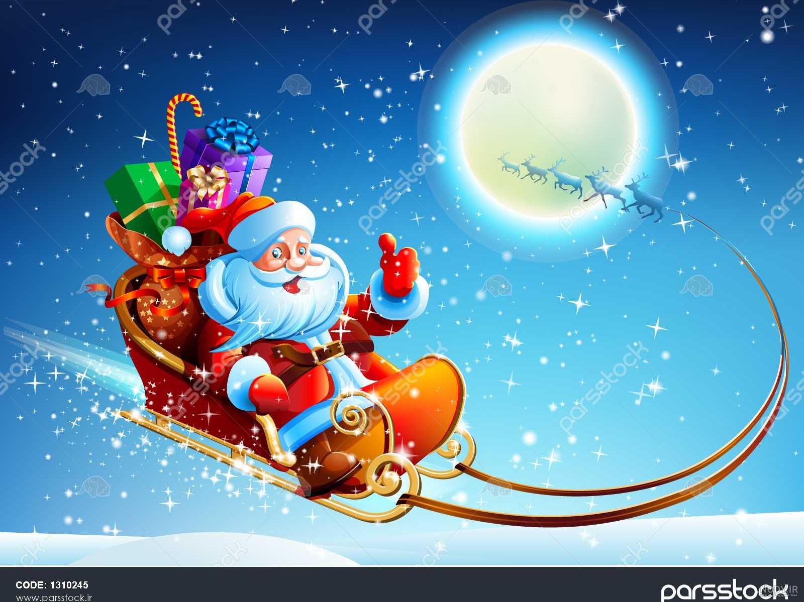 نقاشی بابانوئل آسان