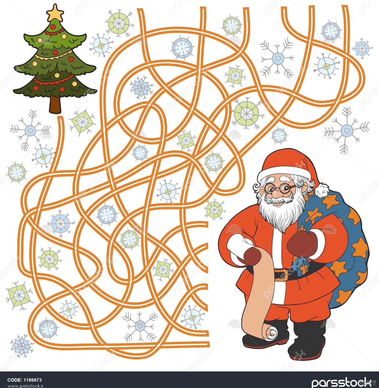 نقاشی بابانوئل آسان