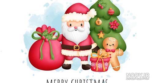 نقاشی بابانوئل آسان