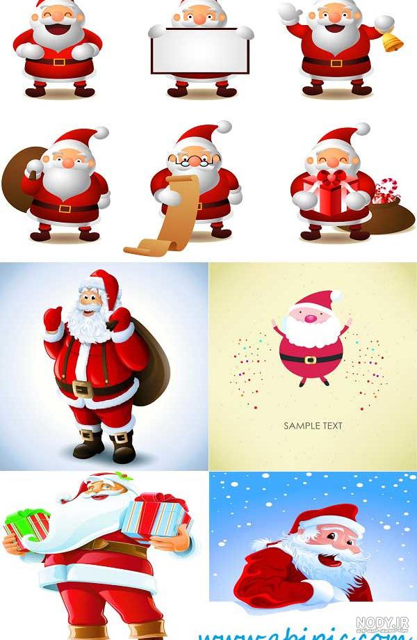 عکس خفن عکس بابانوئل نقاشی