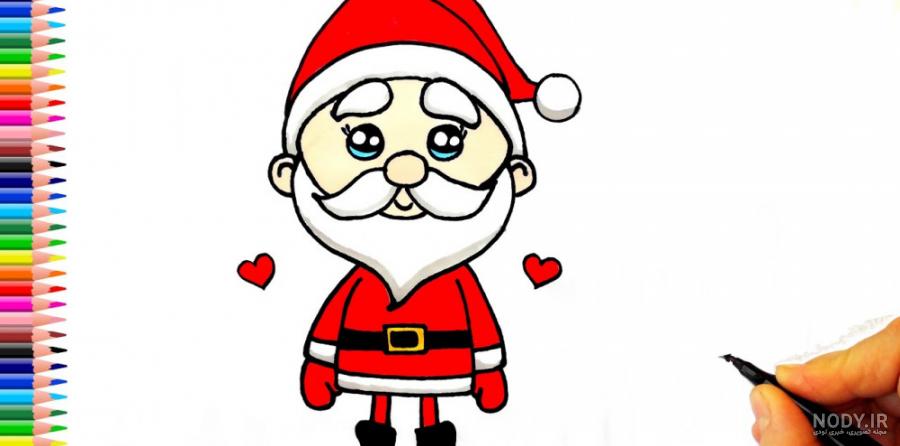 نقاشی بابانوئل آسان