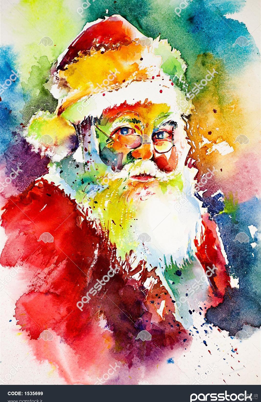 عکس خفن عکس بابانوئل نقاشی