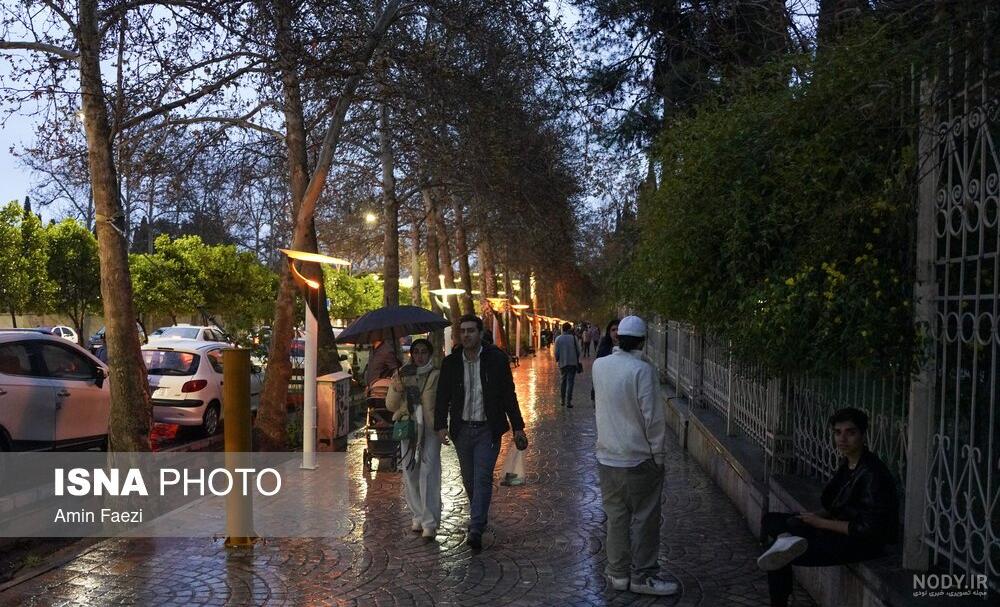 عکس باران شیراز عکس باران شیراز