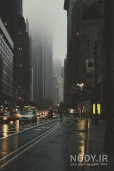 عکس باران پس زمینه