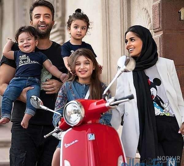 عکس های بنیامین بهادری و همسر جدیدش - عکس نودی