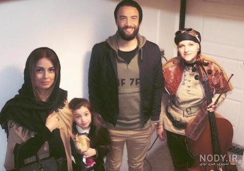 عکس بنیامین بهادری و همسرش