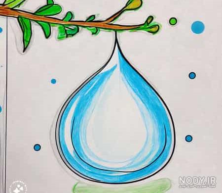 عکس کارتونی قطره آب - عکس نودی