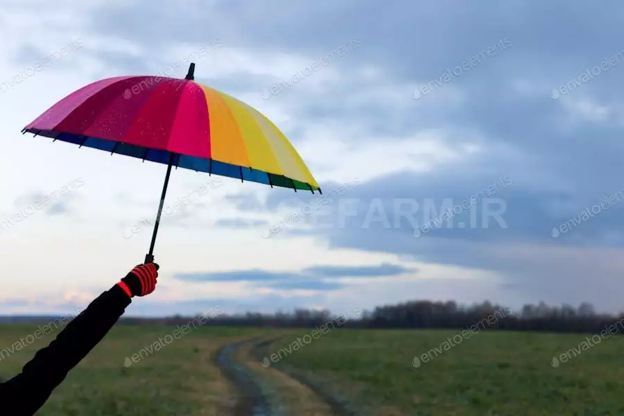 عکسهای باران و چتر - عکس نودی