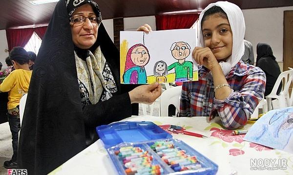 20 نقاشی زیبای پدربزرگ و مادربزرگ با موضوع روز سالمند