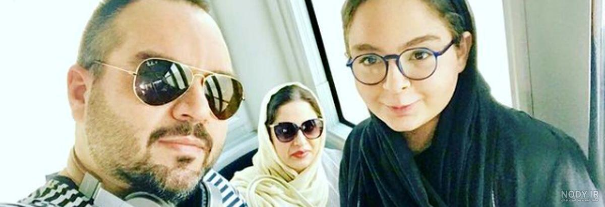 سلفی شهرام قائدی به همراه همسر و دخترش + عکس سلفی شهرام قائدی به همراه همسر و دخترش + عکس