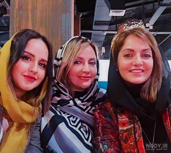 عکس جالبی از مهناز افشار در کنار خواهر و برادرش ؛ مهناز افشار در کنار  خواهرش و شباهت زیادشان به هم!