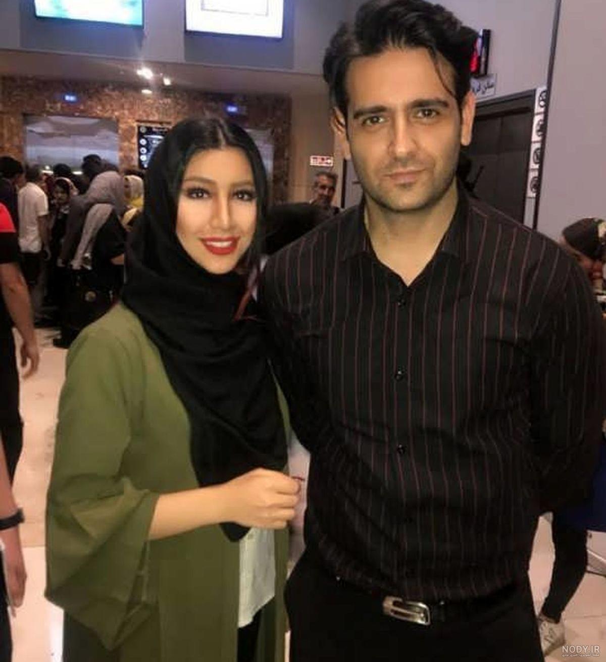 عکس امیرحسین آرمان در پشت صحنه سریال پریا - عکس نودی